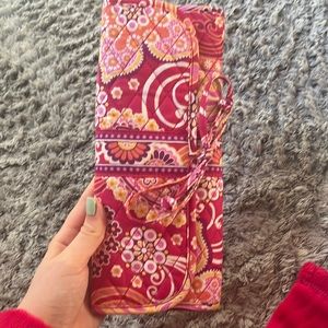 Vera Bradley Makeup Brush Pouch Travel Case